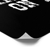 国おもしろい楽愛好家ギフトカントリー音楽 ポスター (角)