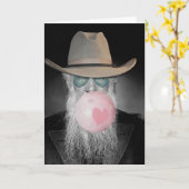 国おもしろい立バブルガム日男チューインガム カード (黄色い花)