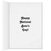 国おもしろい立ボスのデイカード「斑点」 (内側 (右))