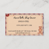 国お洒落の名刺 名刺 (裏面)