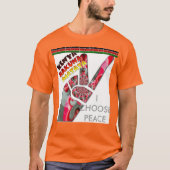 国がケニアの平和を選ぶ Tシャツ (正面)