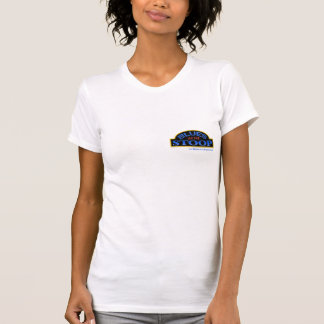 国が付いているStoopの女性ティーの青によってはlがかがみます Tシャツ