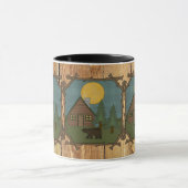 国くまの小屋のおもしろいのコーヒー・マグ マグカップ (中央)