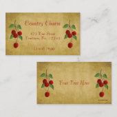 国さくらんぼ名刺 名刺 (正面/裏面)