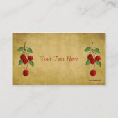 国さくらんぼ名刺 名刺 (裏面)