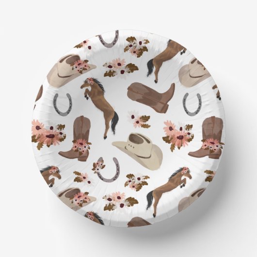 国とフローラ ペーパーボウル (正面)