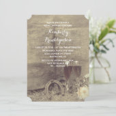 国と素朴ブライダルシャワー 招待状 (スタンド正面)