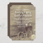 国と素朴結婚の 招待状 (正面/裏面)