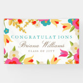 国によっては卒業が開花します 横断幕 (横)