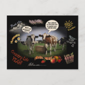 国に移りました（カスタマイズ可能） 案内ポストカード (正面)