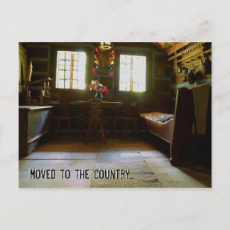 国に移動 | 住所おもしろいの変更 案内ポストカード
