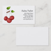 国のさくらんぼ · さくらんぼ 名刺 (正面/裏面)