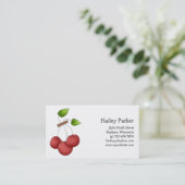 国のさくらんぼ · さくらんぼ 名刺 (スタンド正面)