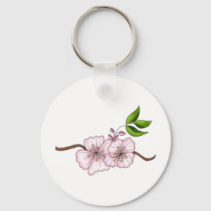 国のさくらんぼ · 桜の枝 キーホルダー
