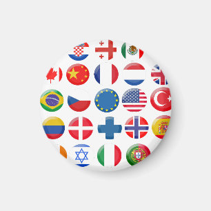 国のアイコンセット マグネット