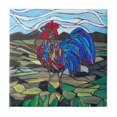 国のオンドリ タイル (正面)