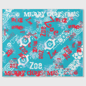 国のクリスマスの冬のギフト用包装紙の一流の変更 ラッピングペーパー (フラット)