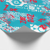 国のクリスマスの冬のギフト用包装紙の一流の変更 ラッピングペーパー (角)