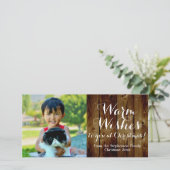 国のクリスマスの暖かい願いヴィンテージ シーズンカード (スタンド正面)