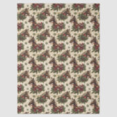 国のクリスマスの馬 薄葉紙 (正面)