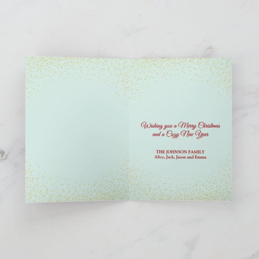 国のクリスマスを苦労させる シーズンカード (内部)