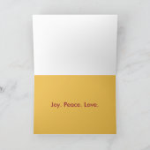 国のクリスマスカード シーズンカード (内部)