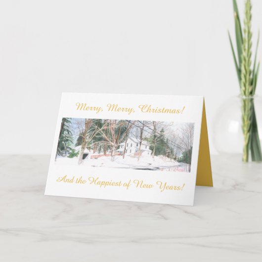 国のクリスマスカード シーズンカード (正面)