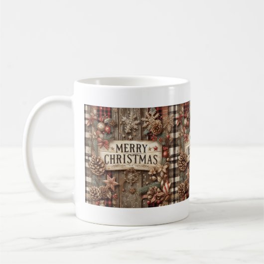 国のクリスマスマグカップ コーヒーマグカップ (左)