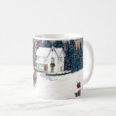 国のクリスマス コーヒーマグカップ (正面右)