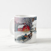 国のクリスマス コーヒーマグカップ (正面左)