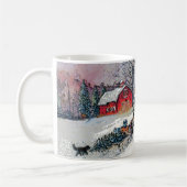 国のクリスマス コーヒーマグカップ (左)