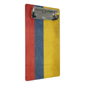 国のグランジな主権国の旗の ミニクリップボード (アングル)