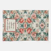 国のコテージフローラのカスタマイズ キッチンタオル (横)