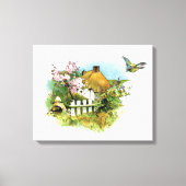 国のコテージ キャンバスプリント (正面)