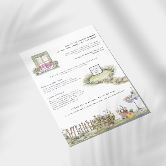 国のコテージ |ホーム&ガーデン農家市場 チラシ