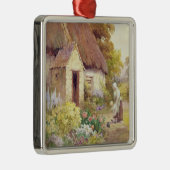 国のコテージ メタルオーナメント (右)
