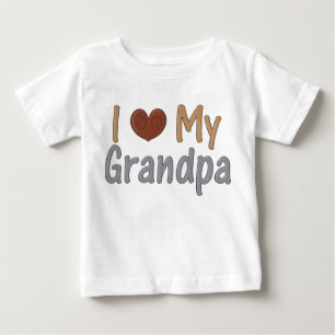 国のコレクションI愛私の祖父のワイシャツ ベビーTシャツ
