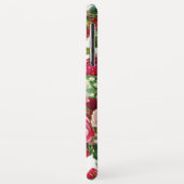 国のシックなピンクの赤い緑のヴィンテージの花柄 Case-Mate iPhoneケース (裏面/左)