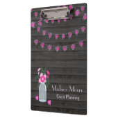 国のシックなライトはイベントプランナーをひもでつなぎます クリップボード (左)