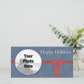 国のスタイル写真クリスマスカード シーズンカード (スタンド正面)