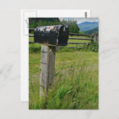 国のスタイル金属メールボックス ポストカード (正面/裏面)