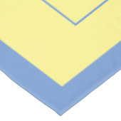 国のスタイル、青と黄色、綿 テーブルクロス (アングル)