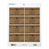 国のスター企業ラベル ラベル (フルシート)