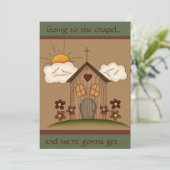 国のチャペルの結婚式招待状 招待状 (スタンド正面)