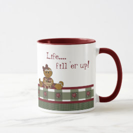 国のチャームの陶磁器の台所マグ マグカップ