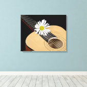 国のデイジー キャンバスプリント (インサイチュ (ウッドフロア))