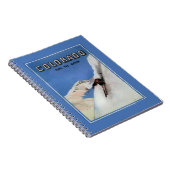 国のトップ – スキーの宣伝ポスター ノートブック (右側)