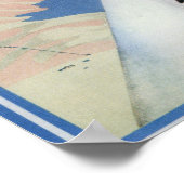 国のトップ – スキーの宣伝ポスター ポスター (角)