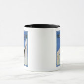 国のトップ – スキーの宣伝ポスター マグカップ (中央)