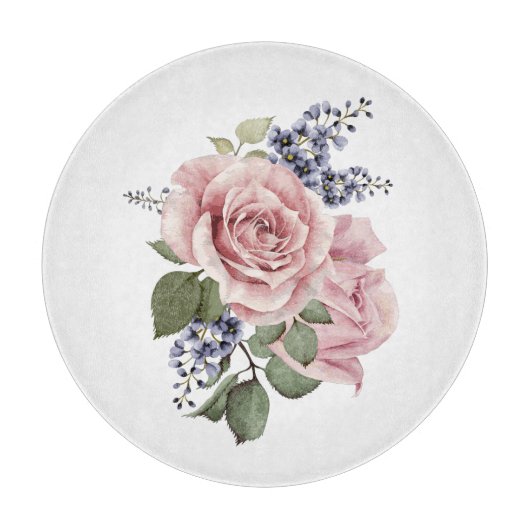 国のバラ カッティングボード (正面)